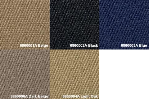 Woven Facing Color Range. Not all colors are certified to OE performance standards.  Colors shown on computer may vary from real-world conditions. For optimal matching, we suggest you request a sample from your distributor/convertible top manufacturer.